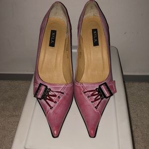 N.Y.L.A. Pink Pointy Toe Pumps